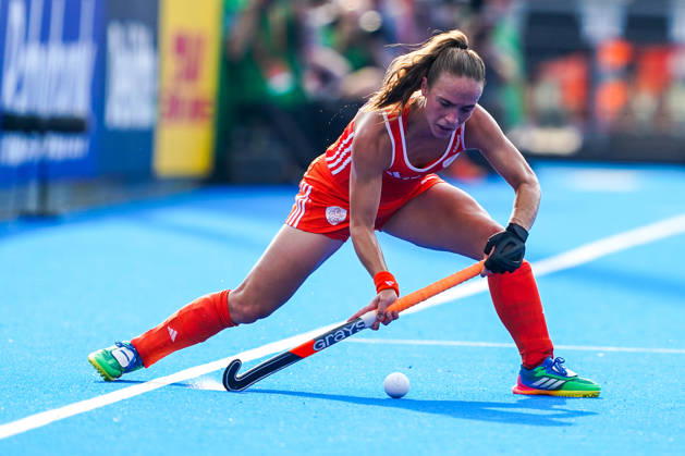 2026-08-27 Netherlands v Belgium - FIH Hockey World Cup AMSTELVEEN, NETHERLANDS - AUGUST 27: Lisa Post of Netherlands during the FIH Hockey World Cup match between Netherlands and Belgium at Wagener Stadion on August 27, 2026 in Amstelveen, Netherlands. Amstelveen Wagener Stadion Netherlands Content not available for redistribution in The Netherlands directly or indirectly through any third parties. Copyright: xAndrexWeeningx