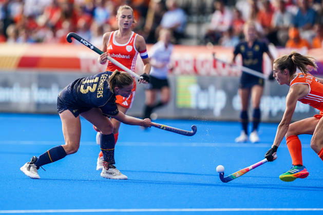 2026-08-27 Netherlands v Belgium - FIH Hockey World Cup AMSTELVEEN, NETHERLANDS - AUGUST 27: during the FIH Hockey World Cup match between Netherlands and Belgium at Wagener Stadion on August 27, 2026 in Amstelveen, Netherlands. Amstelveen Wagener Stadion Netherlands Content not available for redistribution in The Netherlands directly or indirectly through any third parties. Copyright: xAndrexWeeningx