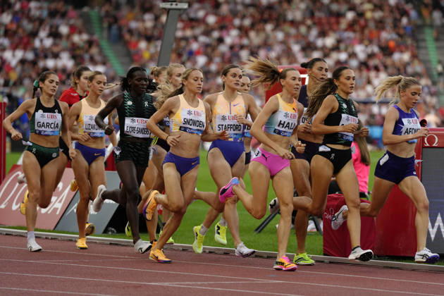 Zürich, Switzerland - August 27: Salome Afonso (POR), Ludovica Cavalli (ITA), Katie Snowden (GBR), Sophie O Sullivan (IRL), Marta Garcia (ESP), Lucia Stafford (CAN) and Weronika Lizakowska (POL) compete in the 1500m Women during the Wanda Diamond League Weltklasse Zürich at Stadion Letzigrund on August 27, 2026 in Zürich, Switzerland. Copyright: xKjetilxWaberx xSPPx Sportspressphoto_SPR217139