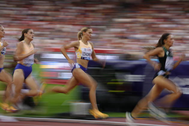 Zürich, Switzerland - August 27: Katie Snowden (GBR) competes in the 1500m Women during the Wanda Diamond League Weltklasse Zürich at Stadion Letzigrund on August 27, 2026 in Zürich, Switzerland. Copyright: xKjetilxWaberx xSPPx Sportspressphoto_SPR217150