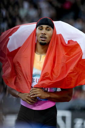 Zürich, Switzerland - August 27: Jason Joseph (SUI) wining in the 110m Hurdles Men during the Wanda Diamond League Weltklasse Zürich at Stadion Letzigrund on August 27, 2026 in Zürich, Switzerland. Copyright: xKjetilxWaberx xSPPx Sportspressphoto_SPR217173