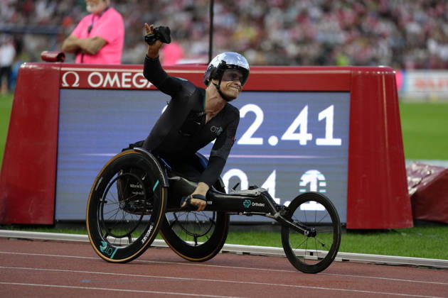 Zürich, Switzerland - August 27: Marcel Hug (SUI) during the Wanda Diamond League Weltklasse Zürich at Stadion Letzigrund on August 27, 2026 in Zürich, Switzerland. Copyright: xKjetilxWaberx xSPPx Sportspressphoto_SPR217191