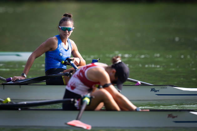 RECORD DATE NOT STATED 27th August 2026; Bosbaan, Amsterdam, Holland, Netherlands; 2026 World Rowing Championships, Day Four; Final A; Greece Lightweight Womens Double Sculls (LW2x) with Gavriela Lioliou silver medallist AnthonyxBenoit