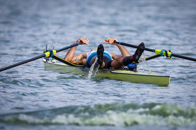 RECORD DATE NOT STATED 27th August 2026; Bosbaan, Amsterdam, Holland, Netherlands; 2026 World Rowing Championships, Day Four; Final A; Uruguay Lightweight Mens Single Sculls (LM1x) with Felipe Kluver Ferreira right after finishing second of the final AnthonyxBenoit