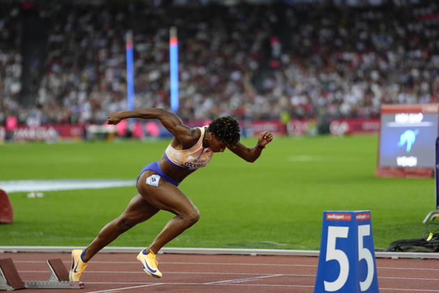 Zürich, Switzerland - August 27: Anna Cockrell (USA) competes in the 400m Hurdles Women during the Wanda Diamond League Weltklasse Zürich at Stadion Letzigrund on August 27, 2026 in Zürich, Switzerland. Copyright: xKjetilxWaberx xSPPx Sportspressphoto_SPR217196