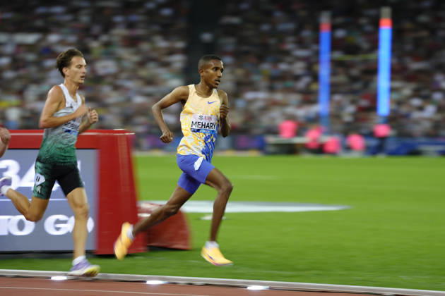 Zürich, Switzerland - August 27: Biniam Mehary (ETH) compete in the 3000m Men during the Wanda Diamond League Weltklasse Zürich at Stadion Letzigrund on August 27, 2026 in Zürich, Switzerland. Copyright: xKjetilxWaberx xSPPx Sportspressphoto_SPR217202