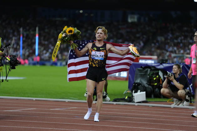Zürich, Switzerland - August 27: Parker Wolfe (USA) wins in the 3000m Men during the Wanda Diamond League Weltklasse Zürich at Stadion Letzigrund on August 27, 2026 in Zürich, Switzerland. Copyright: xKjetilxWaberx xSPPx Sportspressphoto_SPR217206