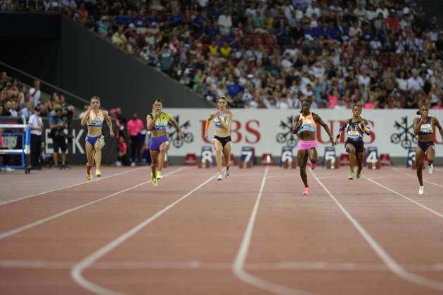 Zürich, Switzerland - August 27: Amy Hunt (GBR) competes in the 100m Women during the Wanda Diamond League Weltklasse Zürich at Stadion Letzigrund on August 27, 2026 in Zürich, Switzerland. Copyright: xKjetilxWaberx xSPPx Sportspressphoto_SPR217211