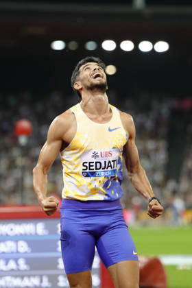 Zürich, Switzerland - August 27: Djamel Sedjati (ALG) during the Wanda Diamond League Weltklasse Zürich at Stadion Letzigrund on August 27, 2026 in Zürich, Switzerland. Copyright: xKjetilxWaberx xSPPx Sportspressphoto_SPR217258