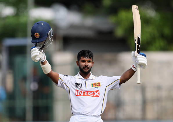 IND vs SL, 2nd Test, Day 5 Colombo Sri Lanka , Aug 27 (ANI): Sri Lanka s Sonal Dinusha celebrates his century on day 5 of the 2nd Test match against India, at Sinhalese Sports Club ground in Colombo on Thursday. Colombo Sri Lanka Copyright: xANIx ANI_20260827412