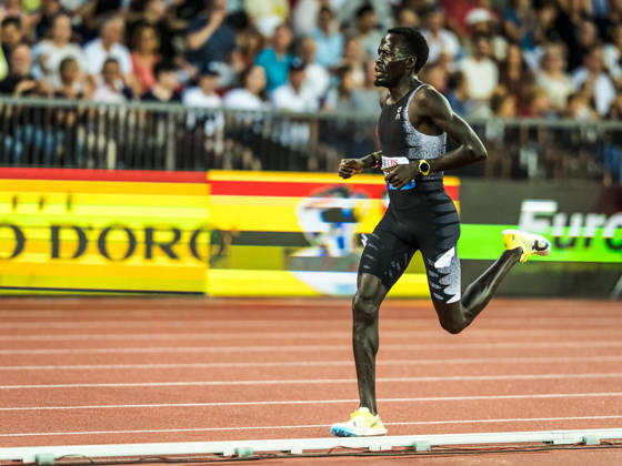 ZÜRICH, SWITZERLAND - AUGUST 27: Dominic Lokinyomo Lobalu of Switzerland (SUI) competes in the 3000 m at Diamond League: Weltklasse Zürich on August 27, 2026 in the Stadion Letzigrund, Zürich, Switzerland. Copyright: xUlfxSchillerx