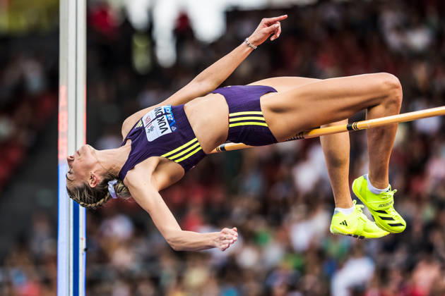 ZÜRICH, SWITZERLAND - AUGUST 27: Marija Vukovic of Montenegro (MNE) competes in the high jump at Diamond League: Weltklasse Zürich on August 27, 2026 in the Stadion Letzigrund, Zürich, Switzerland. Copyright: xUlfxSchillerx
