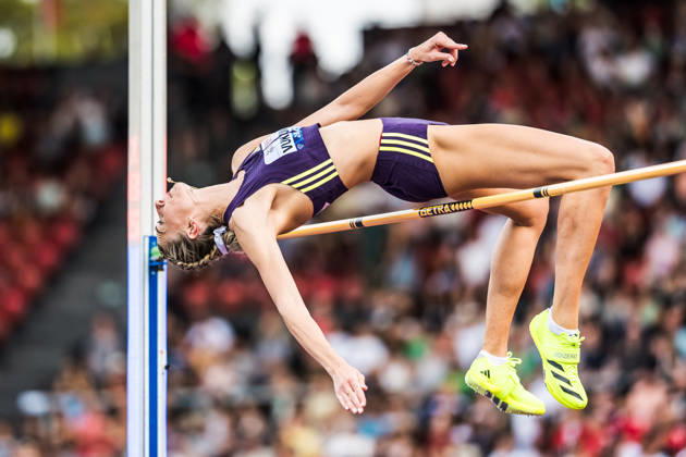 ZÜRICH, SWITZERLAND - AUGUST 27: Marija Vukovic of Montenegro (MNE) competes in the high jump at Diamond League: Weltklasse Zürich on August 27, 2026 in the Stadion Letzigrund, Zürich, Switzerland. Copyright: xUlfxSchillerx