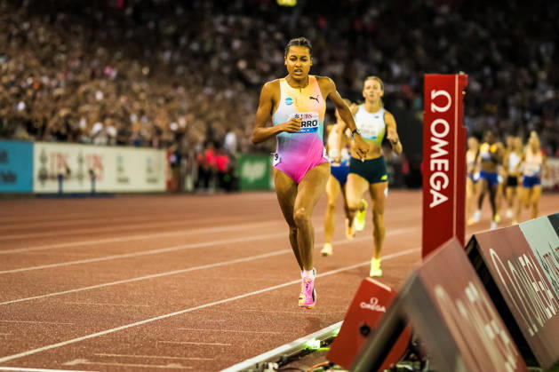 ZÜRICH, SWITZERLAND - AUGUST 27:Audrey Werro of Switzerland (SUI) wins the womens 800 m at Diamond League: Weltklasse Zürich on August 27, 2026 in the Stadion Letzigrund, Zürich, Switzerland. Copyright: xUlfxSchillerx