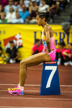 ZÜRICH, SWITZERLAND - AUGUST 27: Audrey Werro of Switzerland (SUI) before the womens 800 m at Diamond League: Weltklasse Zürich on August 27, 2026 in the Stadion Letzigrund, Zürich, Switzerland. Copyright: xUlfxSchillerx