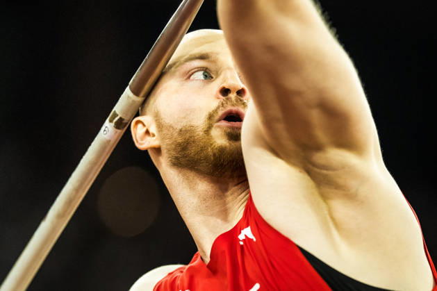 ZÜRICH, SWITZERLAND - AUGUST 27: Simon Wieland of Switzerland (SUI) competes in the javelin throw at Diamond League: Weltklasse Zürich on August 27, 2026 in the Stadion Letzigrund, Zürich, Switzerland. Copyright: xUlfxSchillerx