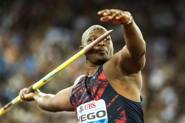 ZÜRICH, SWITZERLAND - AUGUST 27: Julius Yego of Kenya (KEN) competes in the mens javelin throw at Diamond League: Weltklasse Zürich on August 27, 2026 in the Stadion Letzigrund, Zürich, Switzerland. Copyright: xUlfxSchillerx