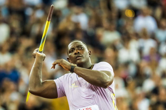 ZÜRICH, SWITZERLAND - AUGUST 27: Anderson Peters of Grenada (GRN) competes in the javelin throw at Diamond League: Weltklasse Zürich on August 27, 2026 in the Stadion Letzigrund, Zürich, Switzerland. Copyright: xUlfxSchillerx