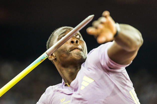 ZÜRICH, SWITZERLAND - AUGUST 27: Anderson Peters of Grenada (GRN) competes in the javelin throw at Diamond League: Weltklasse Zürich on August 27, 2026 in the Stadion Letzigrund, Zürich, Switzerland. Copyright: xUlfxSchillerx