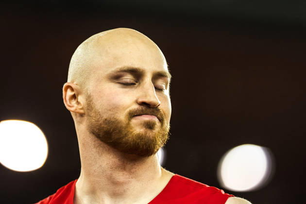 ZÜRICH, SWITZERLAND - AUGUST 27: Simon Wieland of Switzerland (SUI) competes in the javelin throw at Diamond League: Weltklasse Zürich on August 27, 2026 in the Stadion Letzigrund, Zürich, Switzerland. Copyright: xUlfxSchillerx