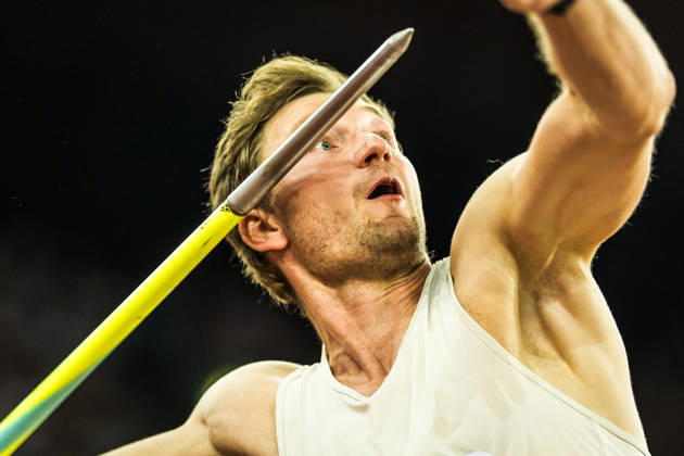 ZÜRICH, SWITZERLAND - AUGUST 27: Thomas Röhler of Germany (GER) competes in the javelin throw at Diamond League: Weltklasse Zürich on August 27, 2026 in the Stadion Letzigrund, Zürich, Switzerland. Copyright: xUlfxSchillerx