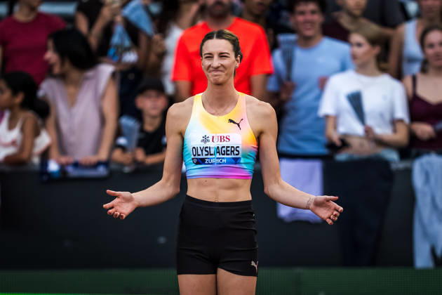 ZÜRICH, SWITZERLAND - AUGUST 27: Nicola Olyslagers of Australia (AUS) competes in the high jump at Diamond League: Weltklasse Zürich on August 27, 2026 in the Stadion Letzigrund, Zürich, Switzerland. Copyright: xUlfxSchillerx