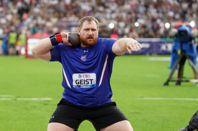 Zürich Leichtathletik, athletics, Wanda Diamond League Weltklasse Zürich 2026, 27.08.2026, Letzigrund Stadion Zürich , Kugelstossen Männer, Shot Put Men, Jordan Geist, USA ,