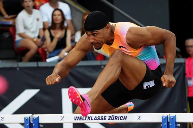 Zürich Leichtathletik, athletics, Wanda Diamond League Weltklasse Zürich 2026, 27.08.2026, Letzigrund Stadion Zürich , 110mHürden Männer 110mHurdles Men, jason Joseph, Switzerland Schweiz, SUI ,
