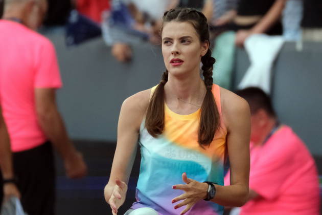 RECORD DATE NOT STATED Ukrainian high jumper Yaroslava Mahuchikh during Weltklasse 2026, the Zurich stage of Diamond League Copyright: xSergioxBrunettix