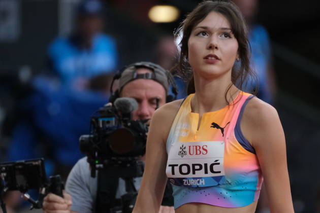 RECORD DATE NOT STATED Serbian high jumper Angelina TopiÄ‡ during Weltklasse 2026, the Zurich stage of Diamond League Copyright: xSergioxBrunettix
