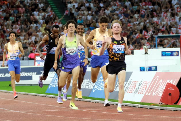 RECORD DATE NOT STATED American Parker Wolfe wins the 3000m at Weltklasse 2026, the Zurich stage of Diamond League Copyright: xSergioxBrunettix