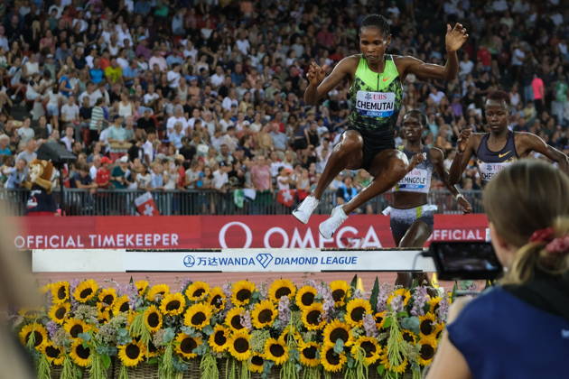 RECORD DATE NOT STATED Ugandian 3000m steeple Peruth Chemutai during Weltklasse 2026, the Zurich stage of Diamond League Copyright: xSergioxBrunettix