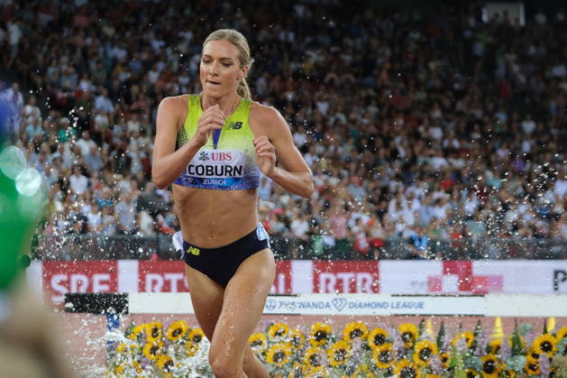 RECORD DATE NOT STATED American 3000m steeple Emma Coburn during Weltklasse 2026, the Zurich stage of Diamond League Copyright: xSergioxBrunettix