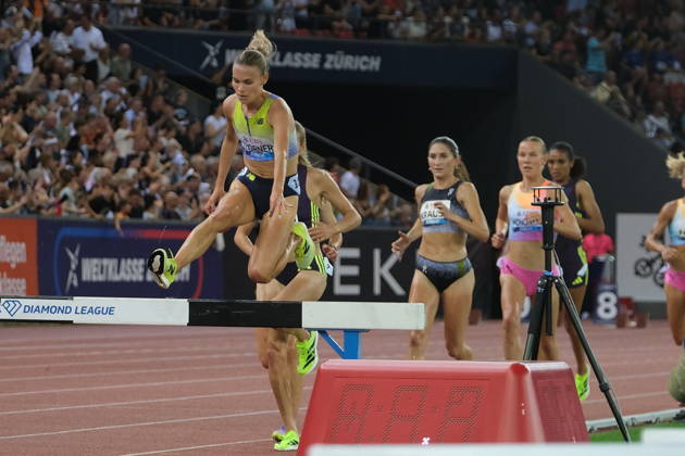 RECORD DATE NOT STATED British 3000m steeple Elise Thorner during Weltklasse 2026, the Zurich stage of Diamond League Copyright: xSergioxBrunettix