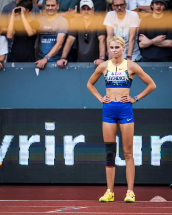 ZÜRICH, SWITZERLAND - AUGUST 27: Yuliia Levchenko of Ukraine (UKR) competes in the high jump at Diamond League: Weltklasse Zürich on August 27, 2026 in the Stadion Letzigrund, Zürich, Switzerland. Copyright: xUlfxSchillerx