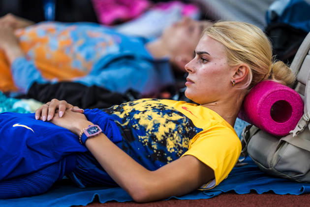 ZÜRICH, SWITZERLAND - AUGUST 27: Yuliia Levchenko of Ukraine (UKR) during the high jump at Diamond League: Weltklasse Zürich on August 27, 2026 in the Stadion Letzigrund, Zürich, Switzerland. Copyright: xUlfxSchillerx
