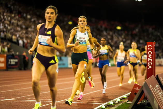 ZÜRICH, SWITZERLAND - AUGUST 27: Femke Broeders-Bol of the Netherlands (NED) after the first lap in the womens 800 m at Diamond League: Weltklasse Zürich on August 27, 2026 in the Stadion Letzigrund, Zürich, Switzerland. Copyright: xUlfxSchillerx