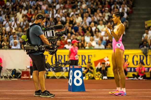 ZÜRICH, SWITZERLAND - AUGUST 27: Audrey Werro of Switzerland (SUI) before the womens 800 m at Diamond League: Weltklasse Zürich on August 27, 2026 in the Stadion Letzigrund, Zürich, Switzerland. Copyright: xUlfxSchillerx
