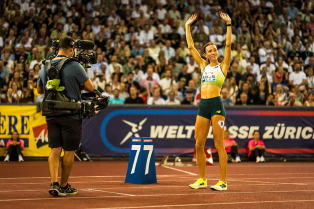 ZÜRICH, SWITZERLAND - AUGUST 27: Femke Broeders-Bol of the Netherlands (NED) before the womens 800 m at Diamond League: Weltklasse Zürich on August 27, 2026 in the Stadion Letzigrund, Zürich, Switzerland. Copyright: xUlfxSchillerx