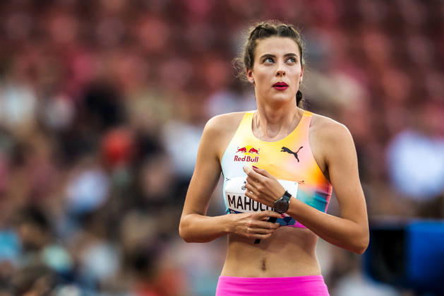 ZÜRICH, SWITZERLAND - AUGUST 27: Yaroslava Mahuchikh of Ukraine (UKR) during the womens high jump at Diamond League: Weltklasse Zürich on August 27, 2026 in the Stadion Letzigrund, Zürich, Switzerland. Copyright: xUlfxSchillerx