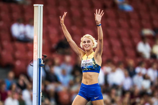 ZÜRICH, SWITZERLAND - AUGUST 27: Yuliia Levchenko of Ukraine (UKR) during the womens high jump at Diamond League: Weltklasse Zürich on August 27, 2026 in the Stadion Letzigrund, Zürich, Switzerland. Copyright: xUlfxSchillerx