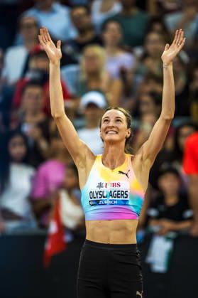 ZÜRICH, SWITZERLAND - AUGUST 27: Nicola Olyslagers of Australia (AUS) during the womens high jump at Diamond League: Weltklasse Zürich on August 27, 2026 in the Stadion Letzigrund, Zürich, Switzerland. Copyright: xUlfxSchillerx