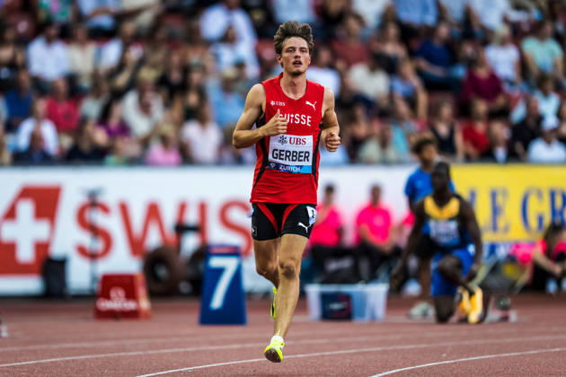 ZÜRICH, SWITZERLAND - AUGUST 27: Haydn Brotschi of Switzerland (SUI) prepares for the mens 400 m at Diamond League: Weltklasse Zürich on August 27, 2026 in the Stadion Letzigrund, Zürich, Switzerland. Copyright: xUlfxSchillerx