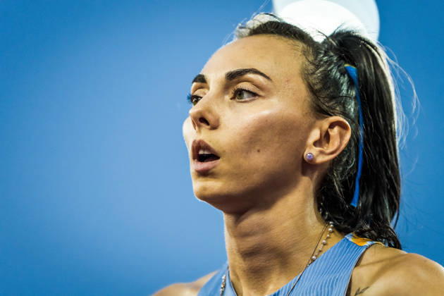 ZÜRICH, SWITZERLAND - AUGUST 27: Iryna Gerashchenko of Ukraine (UKR) during the womens high jump at Diamond League: Weltklasse Zürich on August 27, 2026 in the Stadion Letzigrund, Zürich, Switzerland. Copyright: xUlfxSchillerx