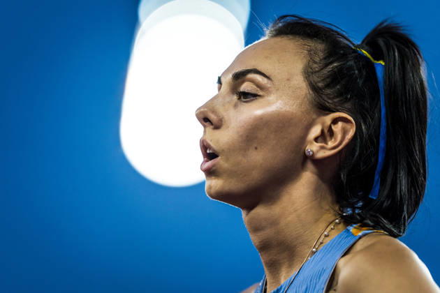 ZÜRICH, SWITZERLAND - AUGUST 27: Iryna Gerashchenko of Ukraine (UKR) during the womens high jump at Diamond League: Weltklasse Zürich on August 27, 2026 in the Stadion Letzigrund, Zürich, Switzerland. Copyright: xUlfxSchillerx