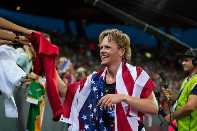 Athletics Diamond League meet in Letzigrund Stadium, Zurich, Switzerland Parker WOLFE (USA) competes in the men s 3000m at the Weltklasse Diamond League meet in Letzigrund Stadium, Zurich, Switzerland on August 27, 2026. ZURICH SWITZERLAND  Copyright: xMatrixxImagesxYonathanxKellermanx