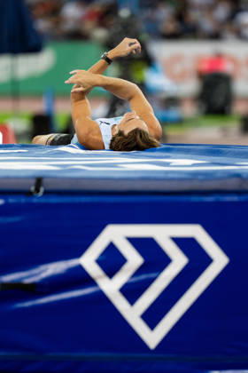 Athletics Diamond League meet in Letzigrund Stadium, Zurich, Switzerland Mondo Duplantis from Sweden wins the mens pole vault at the Weltklasse Diamond League meet in Letzigrund Stadium, Zurich, Switzerland on August 27, 2026. ZURICH SWITZERLAND  Copyright: xMatrixxImagesxYonathanxKellermanx
