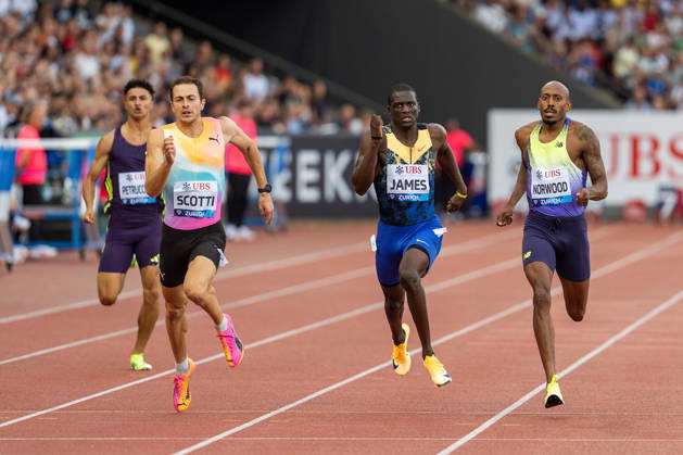 Athletics Diamond League meet in Letzigrund Stadium, Zurich, Switzerland Kirani James from Grenada competes in the mens 400m at the Weltklasse Diamond League meet in Letzigrund Stadium, Zurich, Switzerland on August 27, 2026. ZURICH SWITZERLAND  Copyright: xMatrixxImagesxYonathanxKellermanx