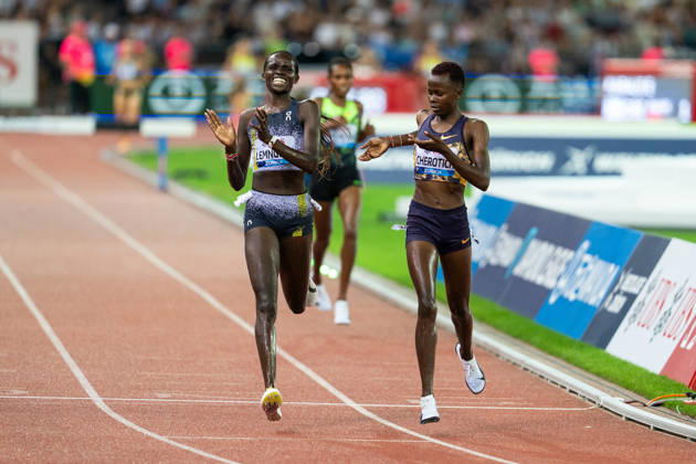 Athletics Diamond League meet in Letzigrund Stadium, Zurich, Switzerland CHEROTICH Faith from Kenya wins the womens 3000m steeplechase ahead of LEMNGOLE Doris (KEN) at the Weltklasse Diamond League meet in Letzigrund Stadium, Zurich, Switzerland on August 27, 2026. ZURICH SWITZERLAND  Copyright: xMatrixxImagesxYonathanxKellermanx
