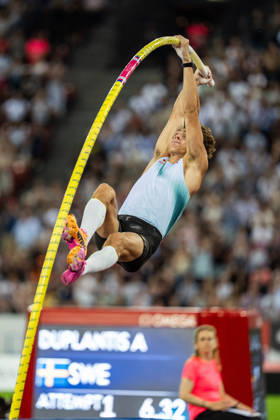 Athletics Diamond League meet in Letzigrund Stadium, Zurich, Switzerland Mondo Duplantis from Sweden wins the mens pole vault at the Weltklasse Diamond League meet in Letzigrund Stadium, Zurich, Switzerland on August 27, 2026. ZURICH SWITZERLAND  Copyright: xMatrixxImagesxYonathanxKellermanx